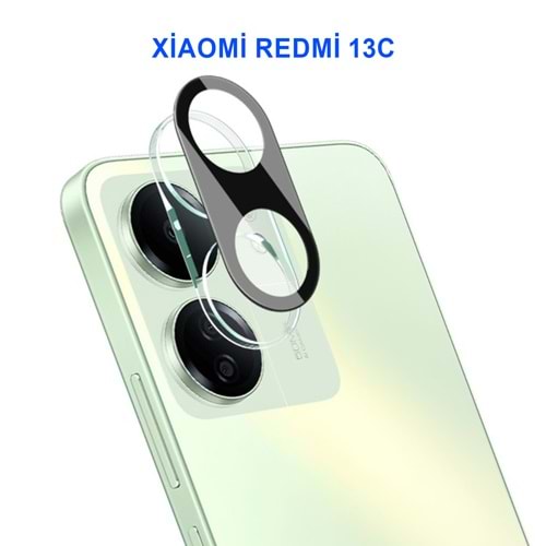 XİAOMİ REDMİ 13C KAMERA LENS KORUMA SİYAH