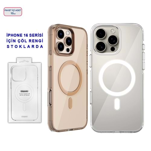 IPHONE 16E MAGSAFE UYUMLU SARARMAYAN ORİGİN KAPAK KILIF