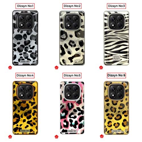 XİAOMİ REDMİ NOTE 14 PRO 4G LEOPAR DESENLİ LEO SİLİKON KILIF