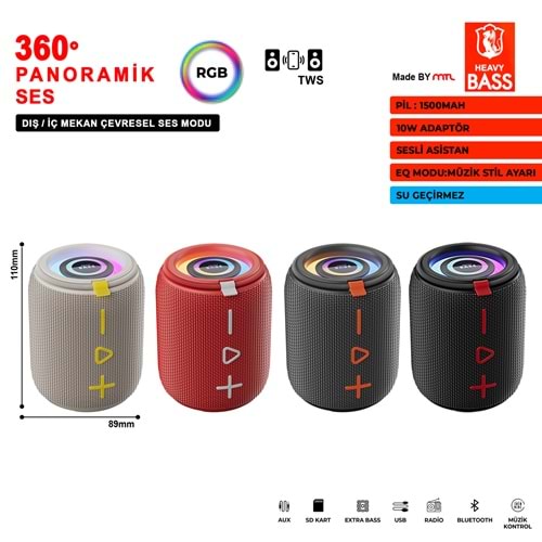 HEAVY BASS-02 BT SES SİSTEMİ