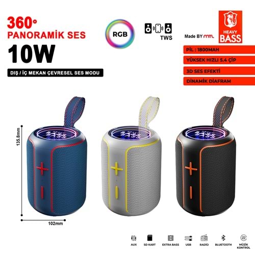 HEAVY BASS-06 BT SES SİSTEMİ