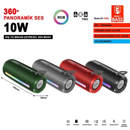 HEAVY BASS-08 BT SES SİSTEMİ