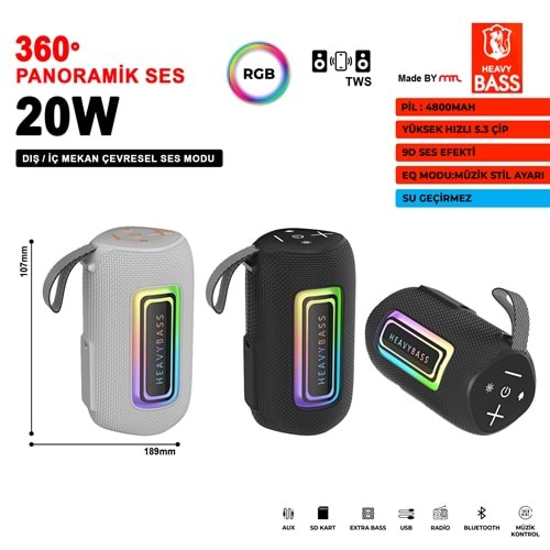 HEAVY BASS-11 BT SES SİSTEMİ