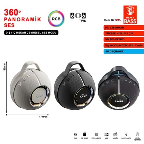 HEAVY BASS-30 BT SES SİSTEMİ