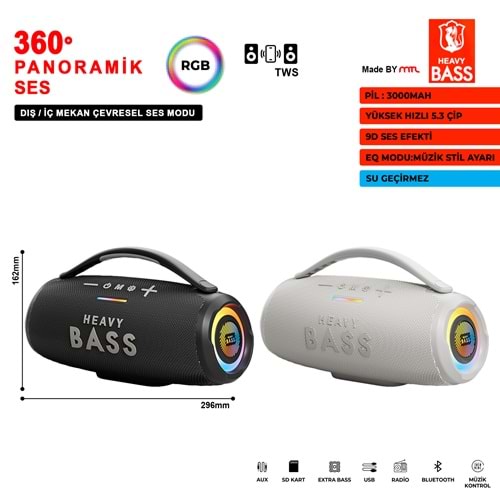 HEAVY BASS-31 BT SES SİSTEMİ