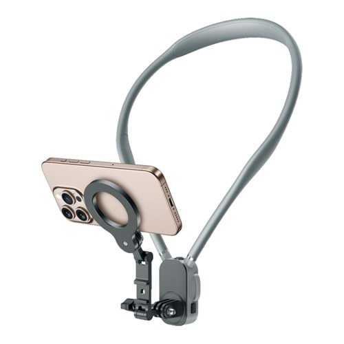 MT6083 360 DERECE AYARLANABİLİR BOYUN ASKILI MANYETİK TELEFON TUTUCU