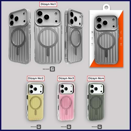 IPHONE 15 MAGSAFE UYUMLU PREMİUM SKY-202 SİLİKON TELEFON KILIF