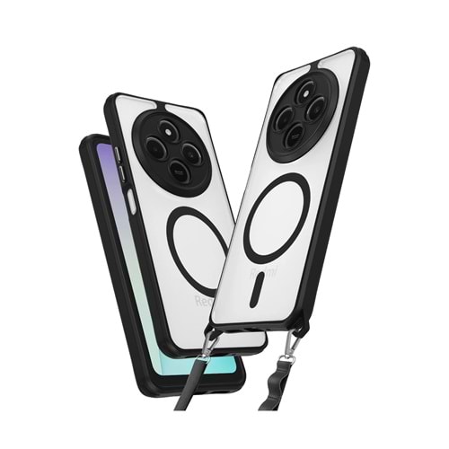 XİAOMİ REDMİ 14C MAGSAFE UYUMLU ÖZEL BOYUN ASKI İPİ APARATLI SKY-101 TELEFON KILIF