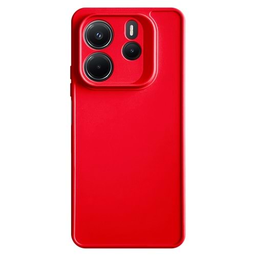 XİAOMİ REDMİ NOTE 14 5G RENK ATMAYAN KEEP SİLİKON KILIF - KIRMIZI