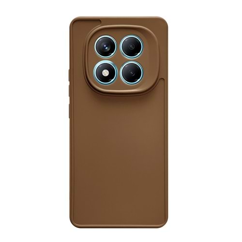 XİAOMİ REDMİ NOTE 14 PRO 4G RENK ATMAYAN KEEP SİLİKON KILIF - KAHVERENGİ