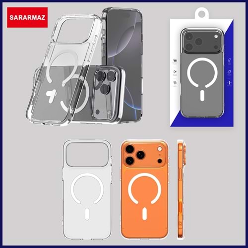 IPHONE 15 MAGSAFE UYUMLU SARARMAYAN MİKA SKY-206 TELEFON KAPAK