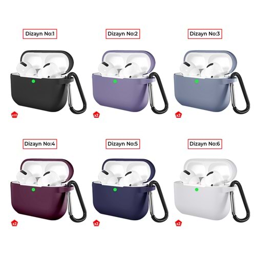 SOO-156 AİRPODS PRO 2.NESİL ASKILI RENKLİ KILIF /20