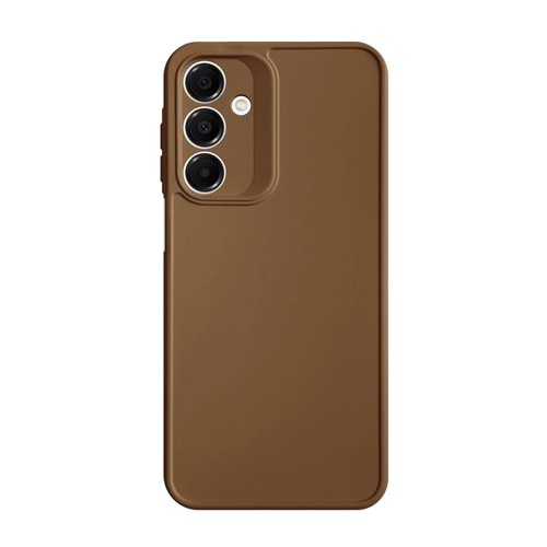 SAMSUNG A35 / A55 RENK ATMAYAN KEEP SİLİKON KILIF - KAHVERENGİ