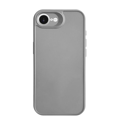 IPHONE 16E RENK ATMAYAN KEEP SİLİKON KILIF - GRI
