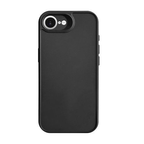 IPHONE 16E RENK ATMAYAN KEEP SİLİKON KILIF - SIYAH