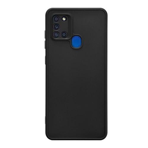 SAMSUNG A21S RENK ATMAYAN KEEP SİLİKON KILIF - SIYAH