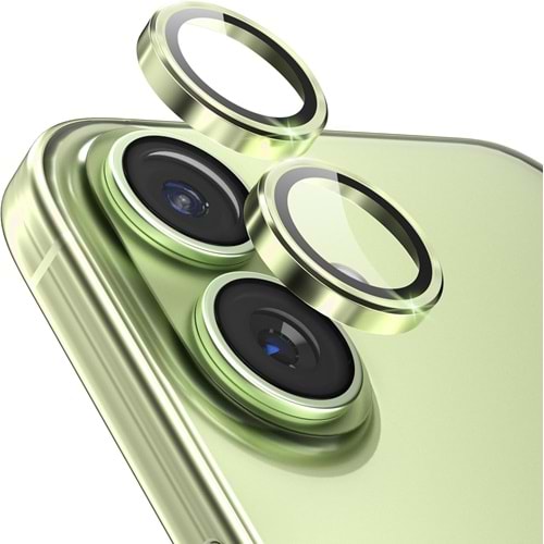 IPHONE 17 SAFİR LENS KORUMA - GREEN