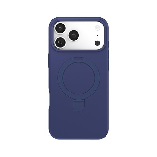 XİAOMİ REDMİ 15 MAGSAFE UYUMLU STANDLI SKY-501 SOFT SİLİKON TELEFON KILIFI - AÇIK MAVİ