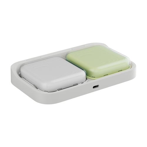 MT4565 10.000 MAH 4İN1 İKİZ ŞARJ İSTASYONLU 37.5W MAGSAFE POWERBANK - YEŞİL-BEYAZ