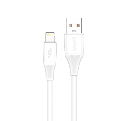 MT2542 3.4A LİGHTNİNG USB ŞARJ VE DATA KABLO 30/300
