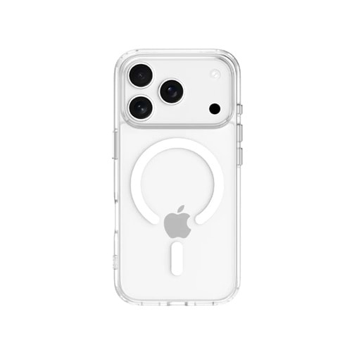 IPHONE 17 PRO MAGSAFE UYUMLU SARARMAYAN ORİGİN KAPAK KILIF - ŞEFFAF