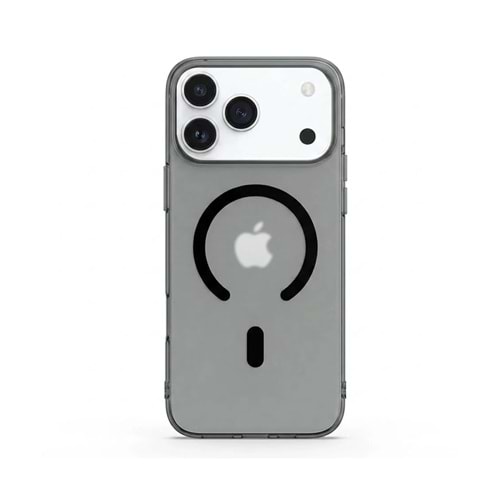 IPHONE 17 PRO MAX MAGSAFE UYUMLU SARARMAYAN ORİGİN KAPAK KILIF - SİYAH