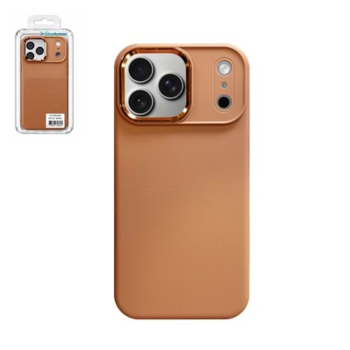İPHONE 15 PRO MAX SKY-507 MAGSAFE UYUMLU SİLİKON TELEFON KILIFI - TURUNCU