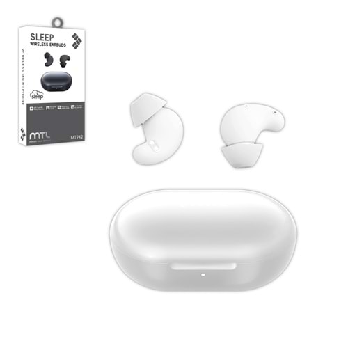 MT942 AKILLI UYKU DESTEKLEYİCİ ANC BLUETOOTH KULAKLIK - BEYAZ
