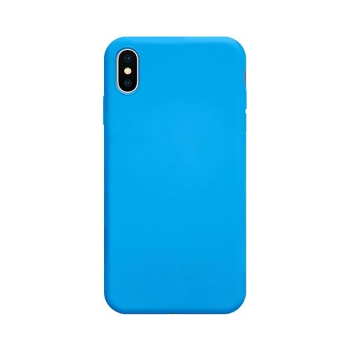 IPHONE X FAB SİLİKON- MAVİ