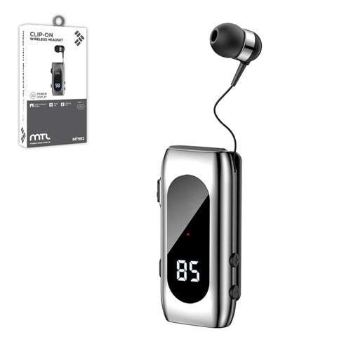 MT982 MAKARON BLUETOOTH KULAKLIK /10/100 - GÜMÜŞ