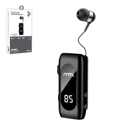 MT982 MAKARON BLUETOOTH KULAKLIK /10/100 - SİYAH