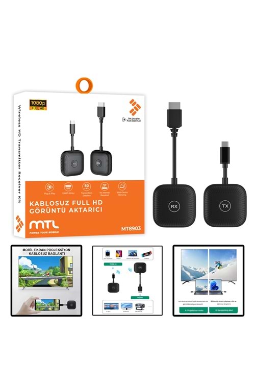MT8903 KABLOSUZ GÖRÜNTÜ ve SES AKTARICI FULL HD /40