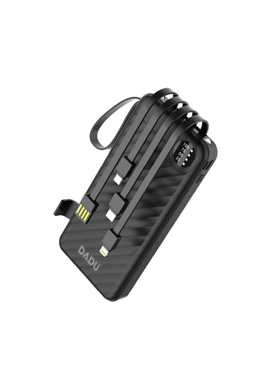 DADU DP-067 10.000 MAH 4 ın 1 IŞIKLI VE STANDLI DAHİLİ KABLOLU PD ŞARJ POWER BANK