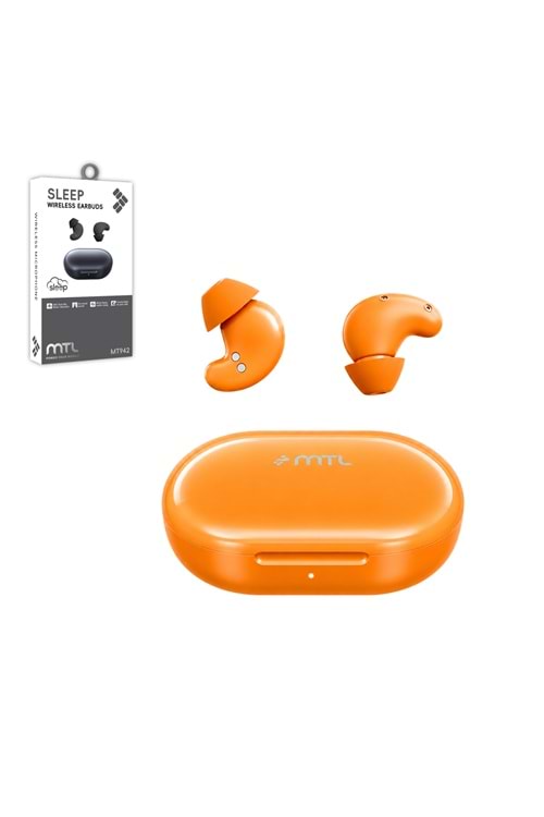 MT942 AKILLI UYKU DESTEKLEYİCİ ANC BLUETOOTH KULAKLIK - TURUNCU