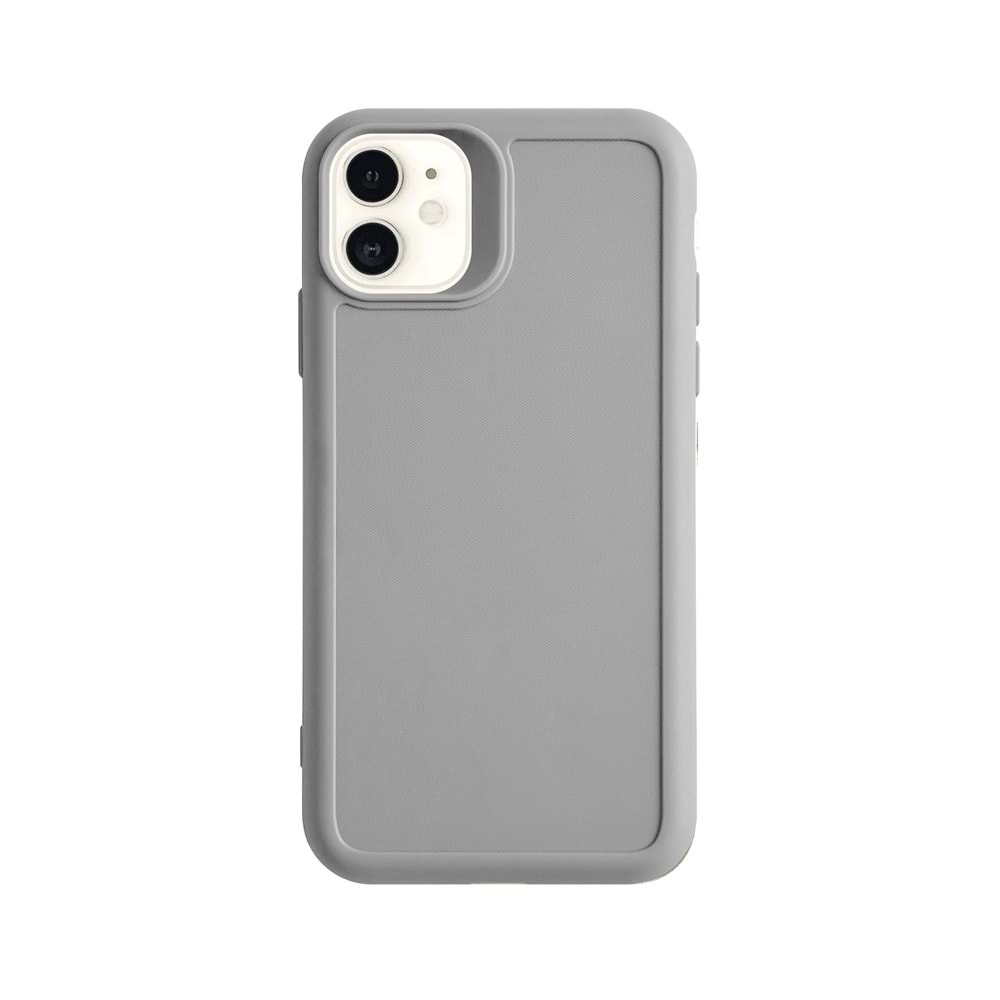 IPHONE 11 RENK ATMAYAN KEEP SİLİKON KILIF - GRI