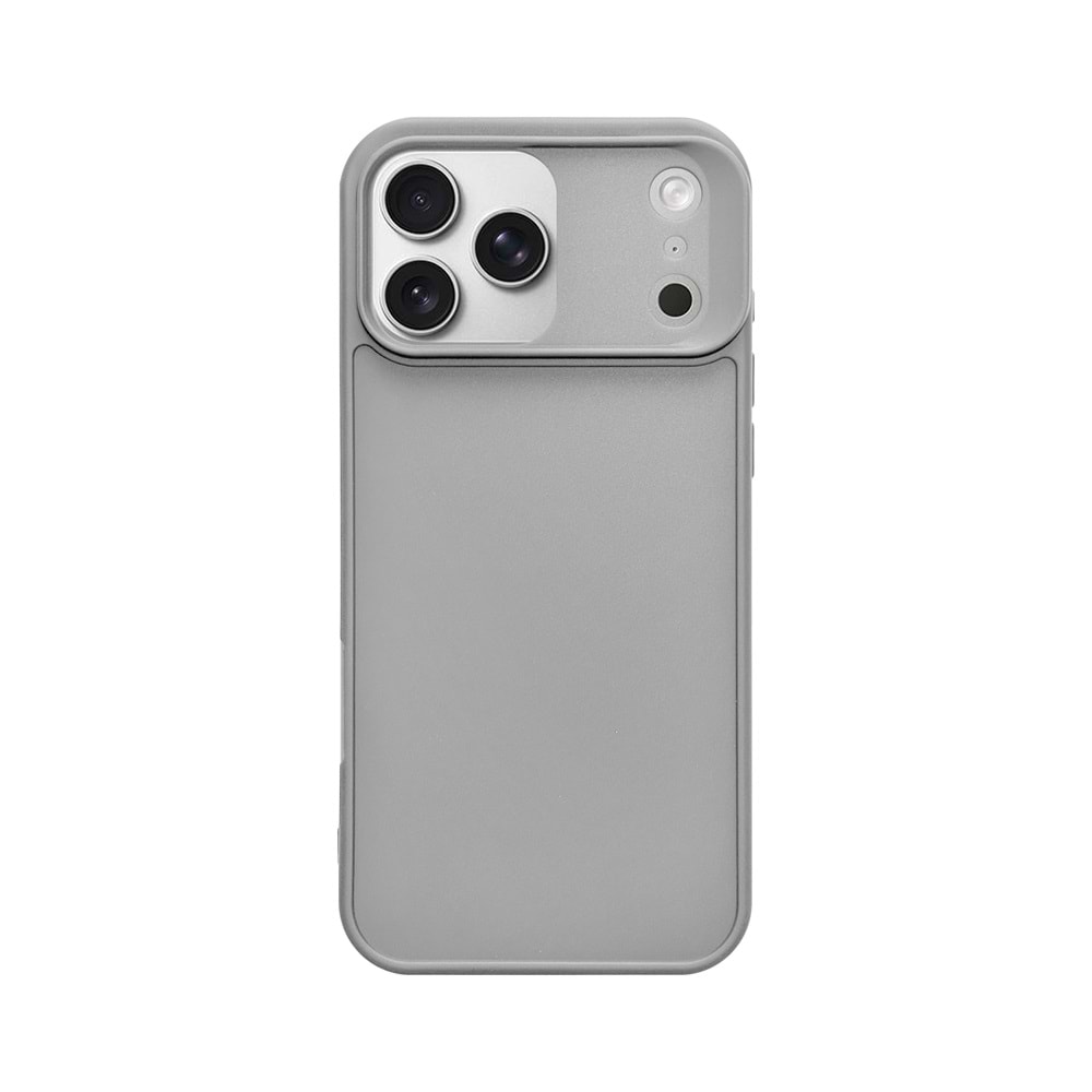 IPHONE 17 PRO RENK ATMAYAN KEEP SİLİKON KILIF - GRI