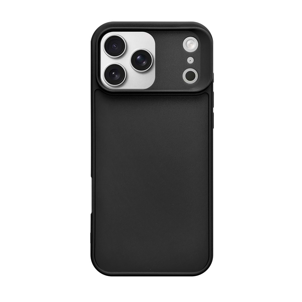 IPHONE 17 PRO RENK ATMAYAN KEEP SİLİKON KILIF - SIYAH