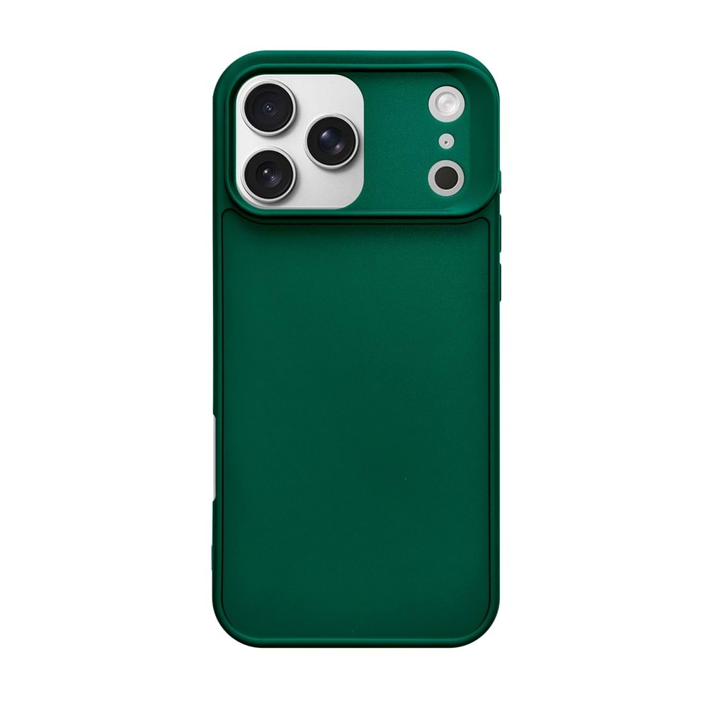 IPHONE 17 PRO MAX RENK ATMAYAN KEEP SİLİKON KILIF - HAKI