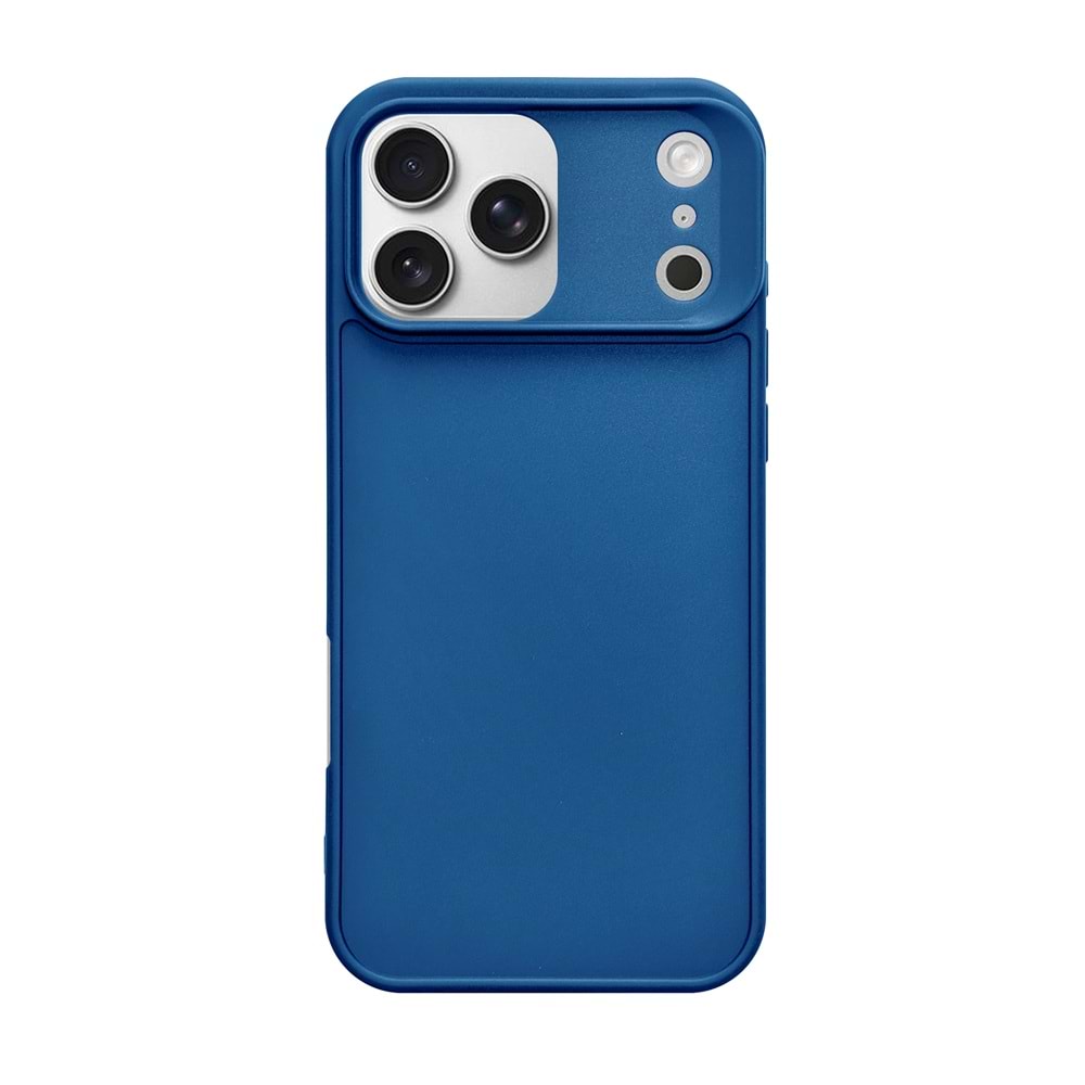 IPHONE 17 PRO MAX RENK ATMAYAN KEEP SİLİKON KILIF - LACIVERT