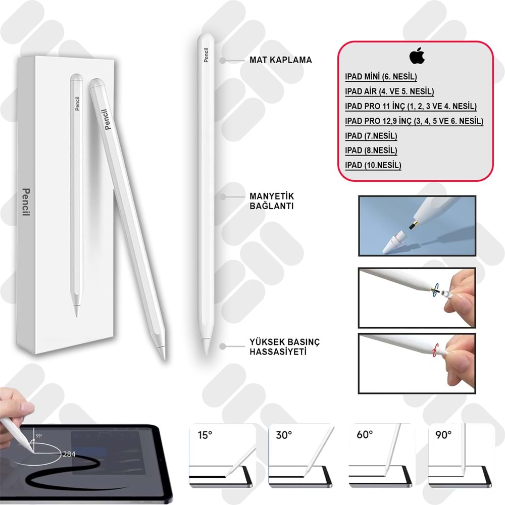 MT9103 PENCİL 2. NESİL IPAD TABLET KALEMİ