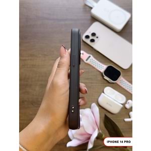 IPHONE 14 PRO RENK ATMAYAN KEEP SİLİKON KILIF - SIYAH
