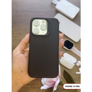 IPHONE 14 PRO RENK ATMAYAN KEEP SİLİKON KILIF - SIYAH