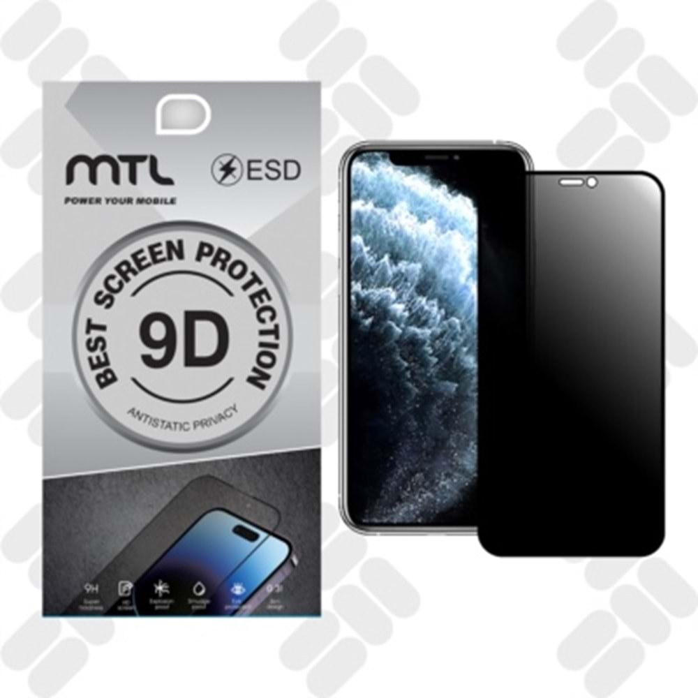 IPHONE 16 PRO MAX MTL ANTİ STATİK PRİVACY FULL HAYALET EKRAN KORUYUCU