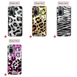 XİAOMİ REDMİ NOTE 10 PRO LEOPAR DESENLİ LEO SİLİKON KILIF
