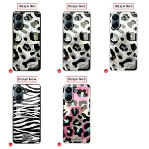 XİAOMİ REDMİ 13C LEOPAR DESENLİ LEO SİLİKON KILIF