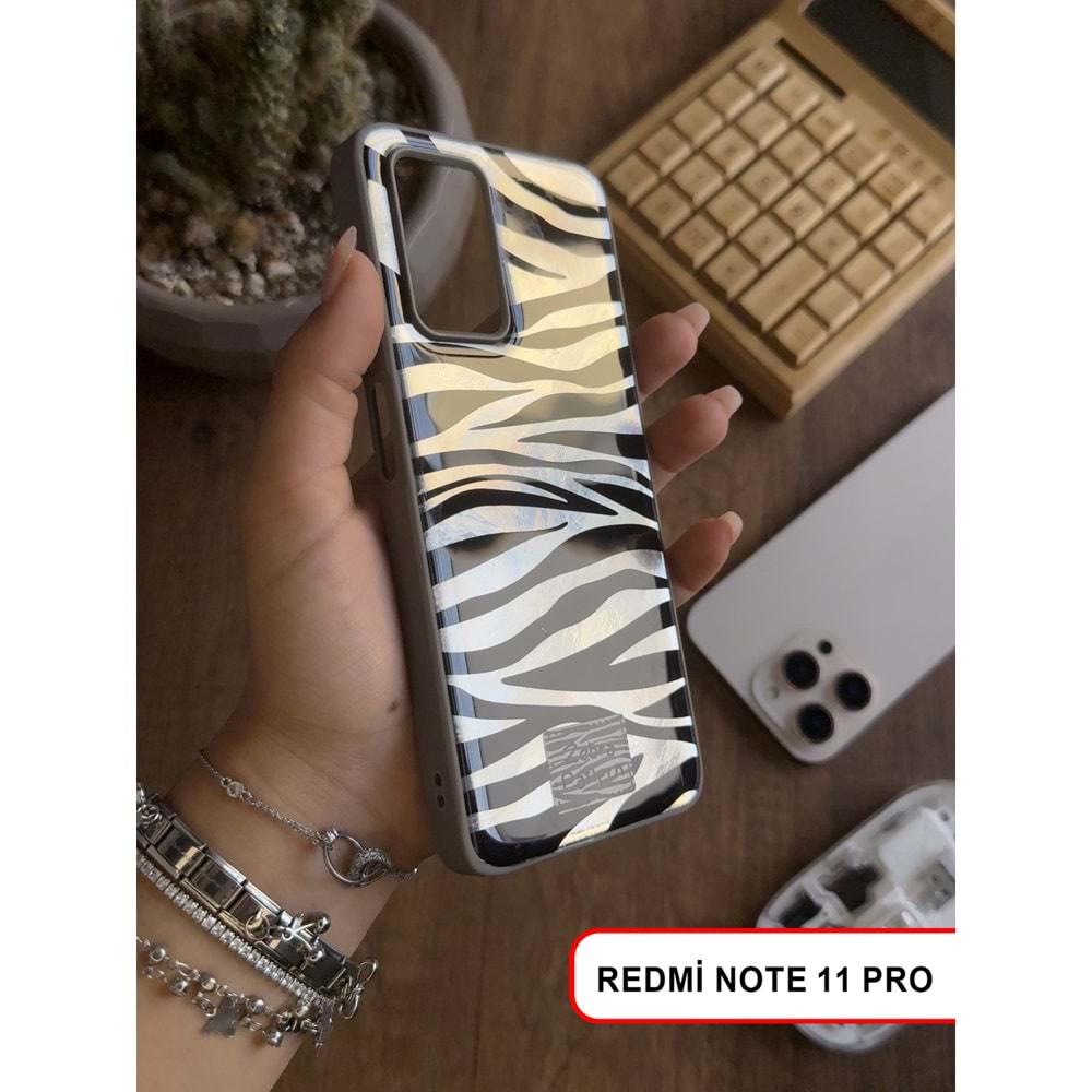 XİAOMİ REDMİ NOTE 11 PRO 4G / NOTE 12 PRO 4G LEOPAR DESENLİ LEO SİLİKON KILIF