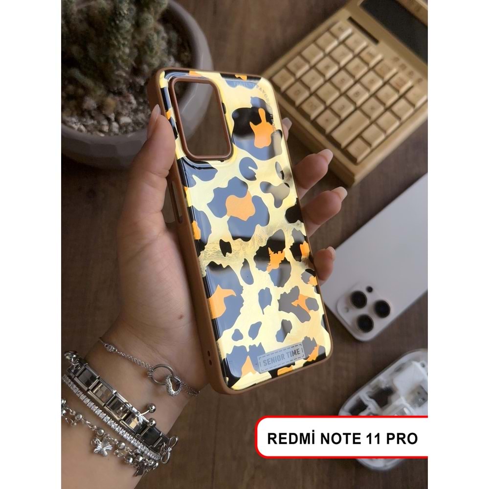 XİAOMİ REDMİ NOTE 11 PRO 4G / NOTE 12 PRO 4G LEOPAR DESENLİ LEO SİLİKON KILIF
