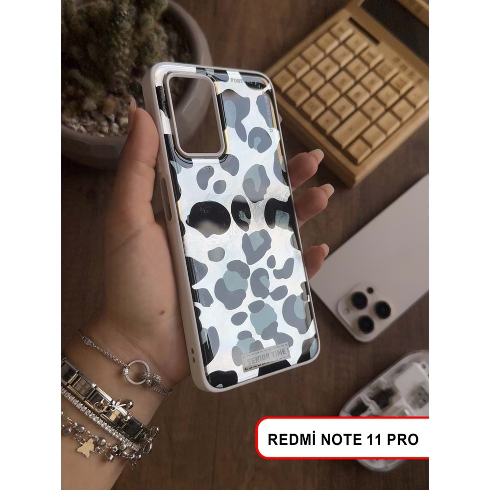 XİAOMİ REDMİ NOTE 11 PRO 4G / NOTE 12 PRO 4G LEOPAR DESENLİ LEO SİLİKON KILIF