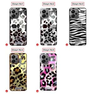 XİAOMİ REDMİ NOTE 13 PRO PLUS LEOPAR DESENLİ LEO SİLİKON KILIF