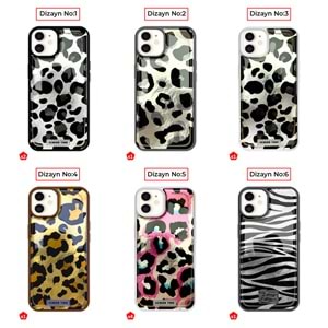 IPHONE 12/12 PRO LEOPAR DESENLİ LEO SİLİKON KILIF